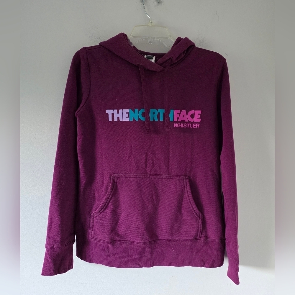 THE NORTH FACE | Whistler Sweatshirt Hoodie Purple Burgundy Red Sz S